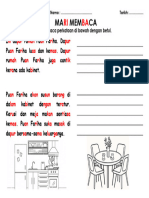 Membaca Maju Dapur Puan Fariha