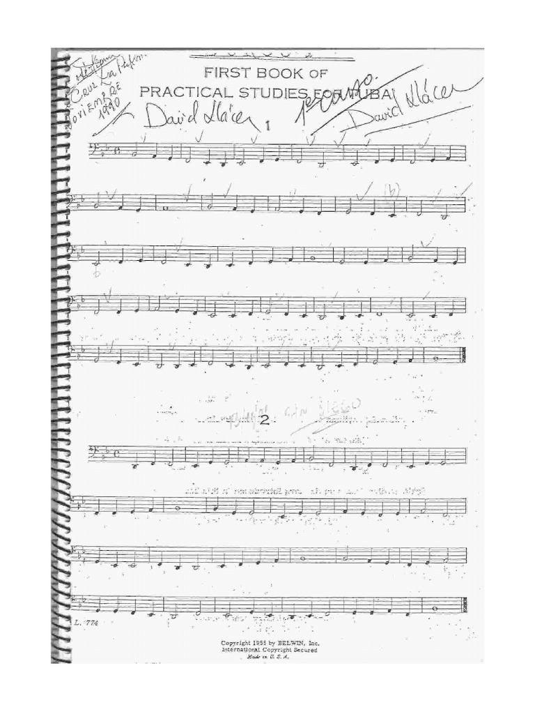 esercizi per tuba 118 PDF