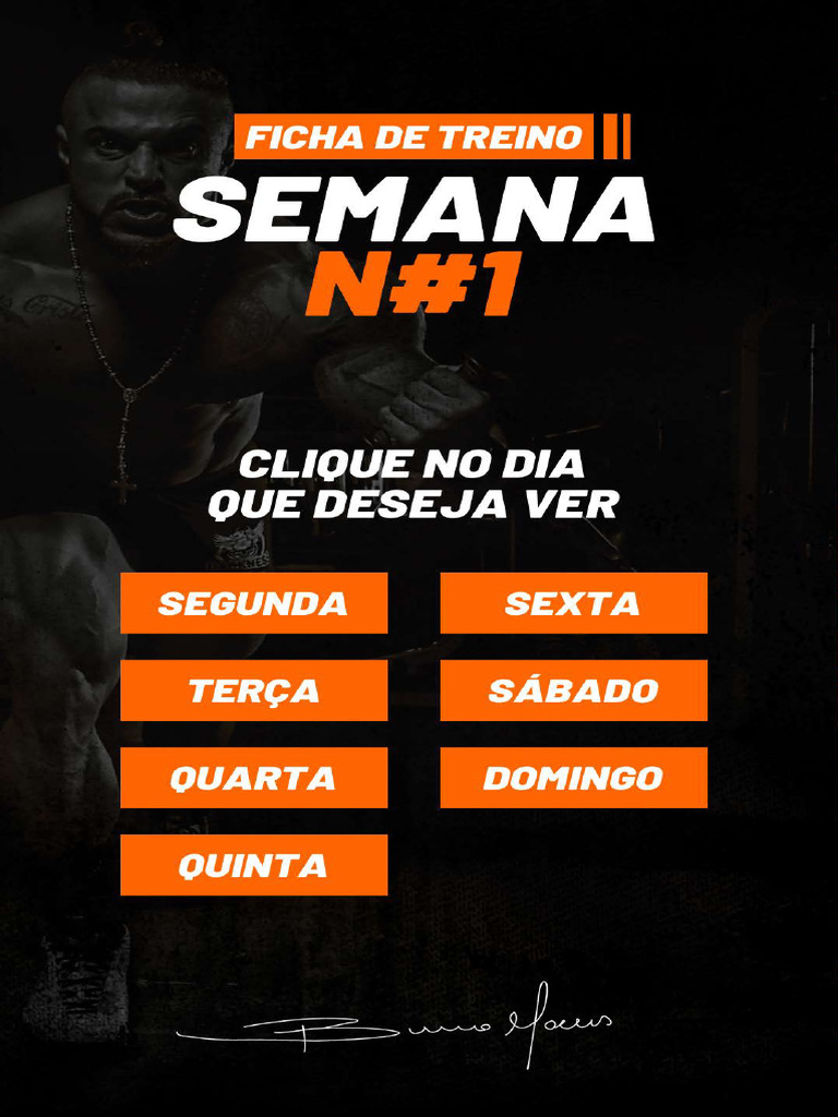 Semana+1+ +Ficha+de+Treino | PDF