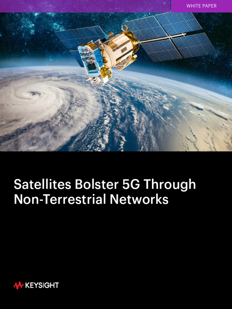 Satellites Bolster 5G Through Non Terrestrial Networks PDF Computer