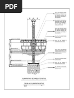 Column Footing-1 Section Elevation Details Column and Column Footing Details 01-S1