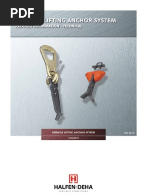 Frimeda Lifting Anchors | PDF | Galvanization | Clutch