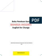 Buku Guru Bahasa Inggris - Bahasa Inggris - English For Change - Prelim - Fase F