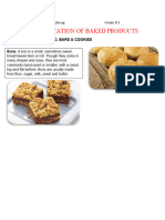 Classification of Baked Products