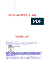 String Operations in Java