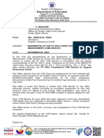 Transmittal of CSM FY 2023 Report - Bugarin ES