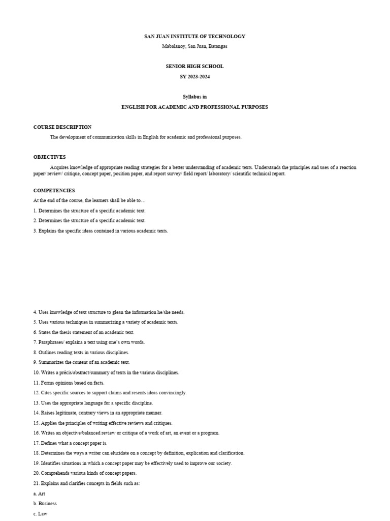 English For Academic and Professional Purposes | PDF