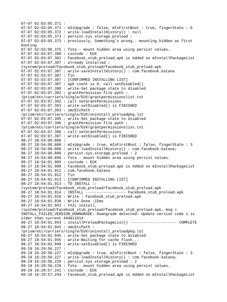 Preload Installer | PDF
