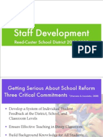 Staff Development: Reed-Custer School District 2008-2009