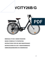 Manuale Bicicletta Elettrica M-VCITY26B-G