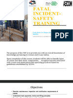 Fatal Incident Safety Training