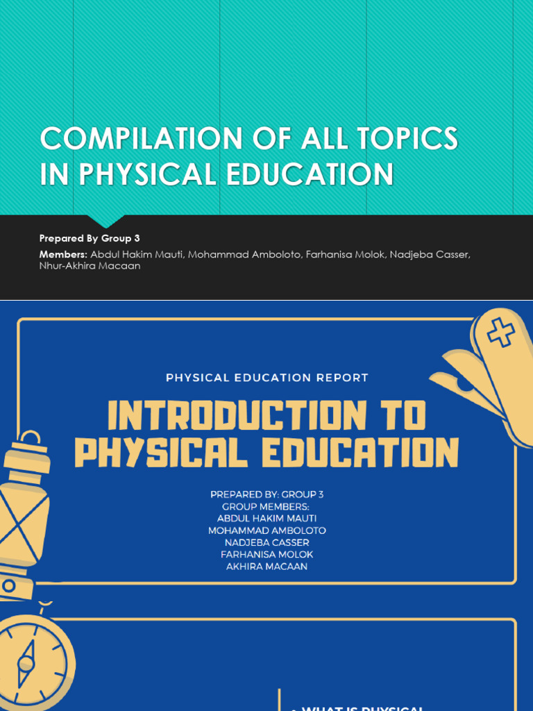 Comprehensive Guide to Physical Education Topics | PDF