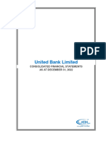 UBL Annual Consolidated Financial Statments 2022