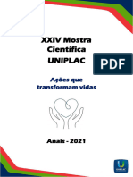 XXIV Mostra Científica Uniplac: Ações Que Transformam Vidas