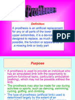 Prosthesis Intro