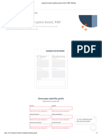 Agenda de Reunión - Plantilla Gratuita en Excel - PDF - HubSpot