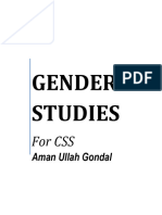 Gender Studies by Amanullah Gondal NOA Book