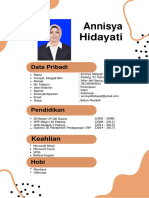 Putih Oranye Resume Lulusan Baru