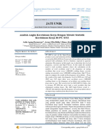 Materi 11 Analisis Statistik Kecelakaan Kerja