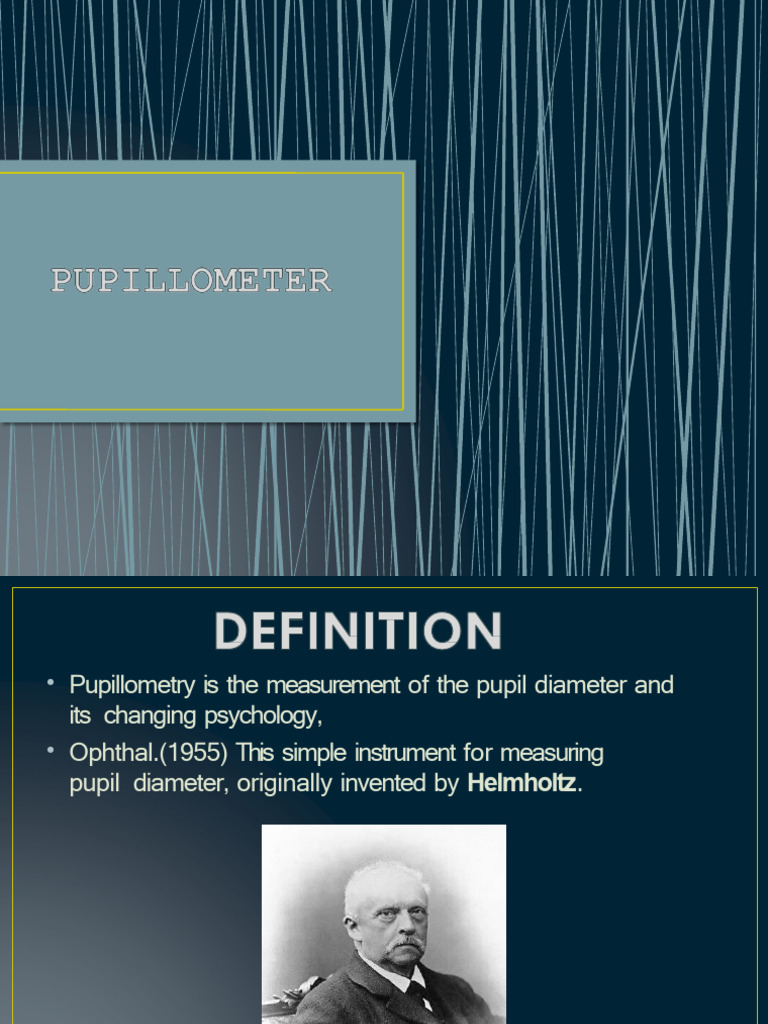 Pupillometer PDF443 | PDF