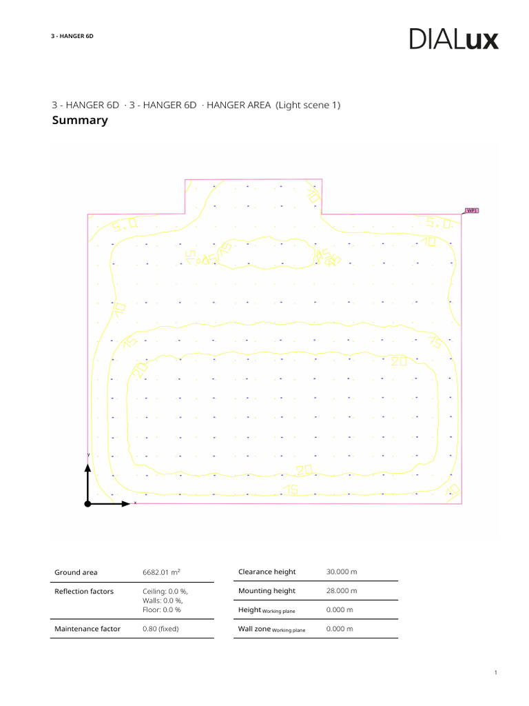 Hanger 6D Lighting Analysis | PDF | Technology & Engineering