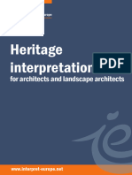 Ie Heritage Interpretation For Architects and Landscape Architects