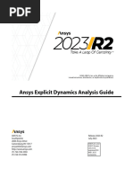 Ansys Explicit Dynamics Analysis Guide