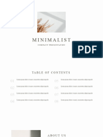 Minimalist Beige Cream Brand Proposal Presentation