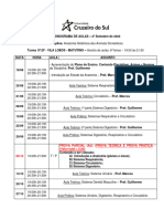 6a FEIRA - NOITE - VL - CRONOGRAMA DE AULA ANATO SISTEMICA