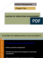 Operation Management Chapter One