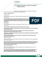 R The Center For Genomics and Systems Biology Worksheet