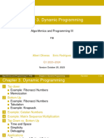 Chapter 3. Dynamic Programming: Algorithmics and Programming III