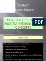 652 Topic 1 - BPR Concepts