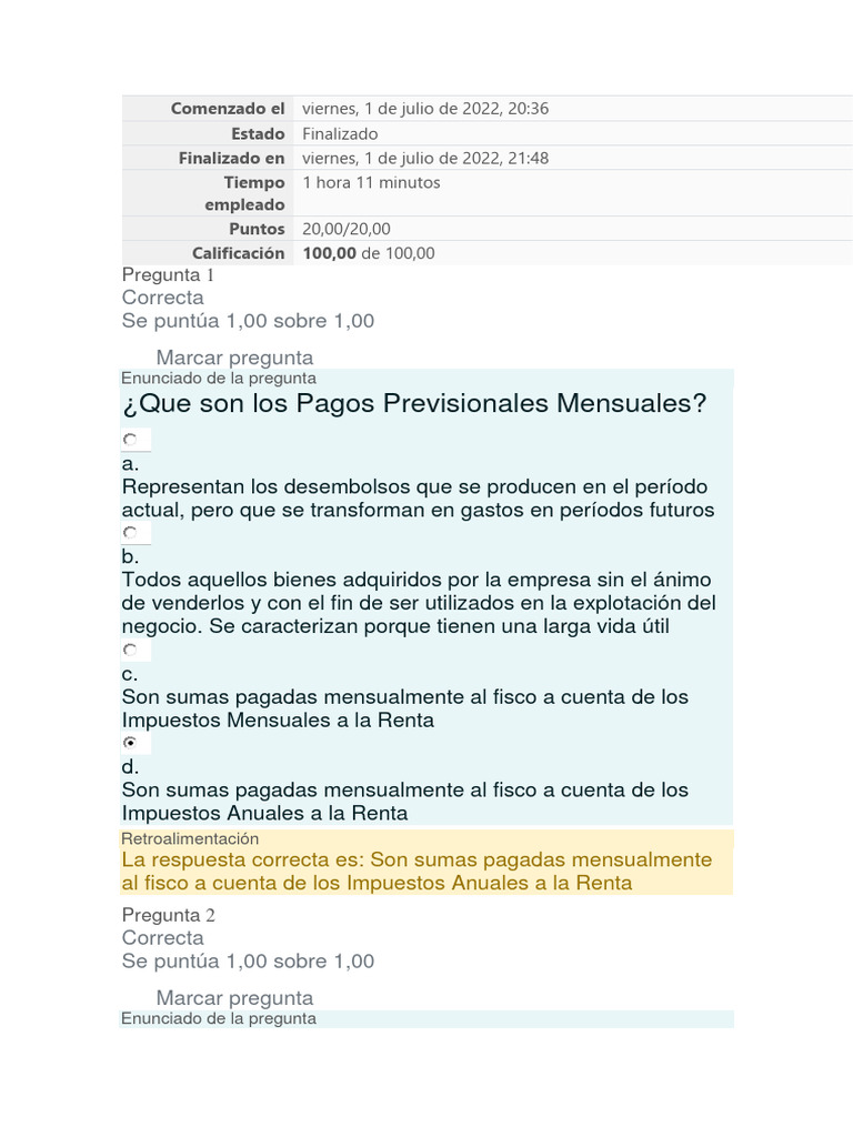 Examen De Contabilidad Pdf Bancos Contabilidad