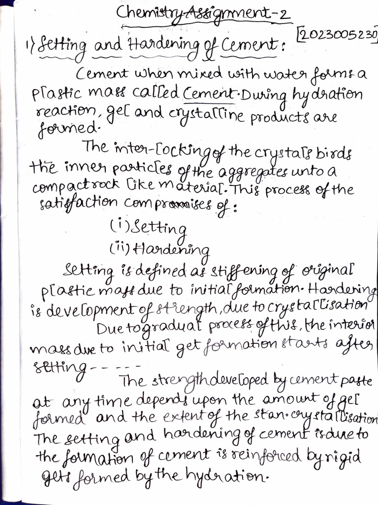 Chem Assignment 2 | PDF