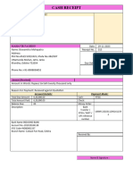 Cash Receipt Format 1