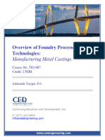 T02-007 - Overview of Foundry Processes and Technologies - Manufacturing Metal Castings - US