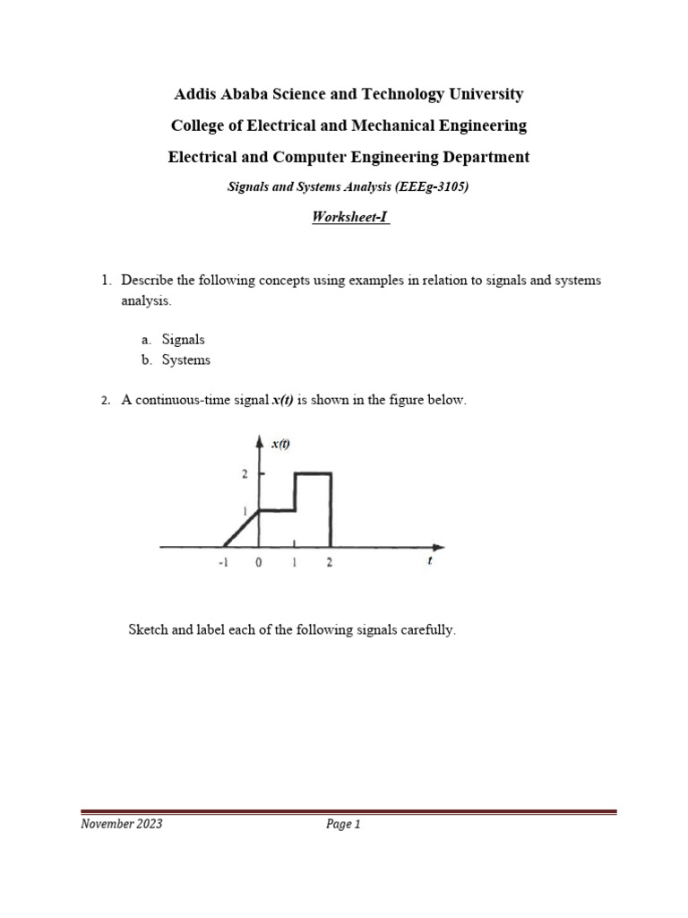 Signal Classification and Analysis | PDF | Science & Mathematics