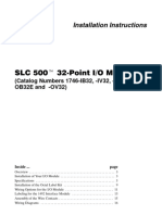 1746-519 SLC500 32-Point IO Modules Installation Instructions