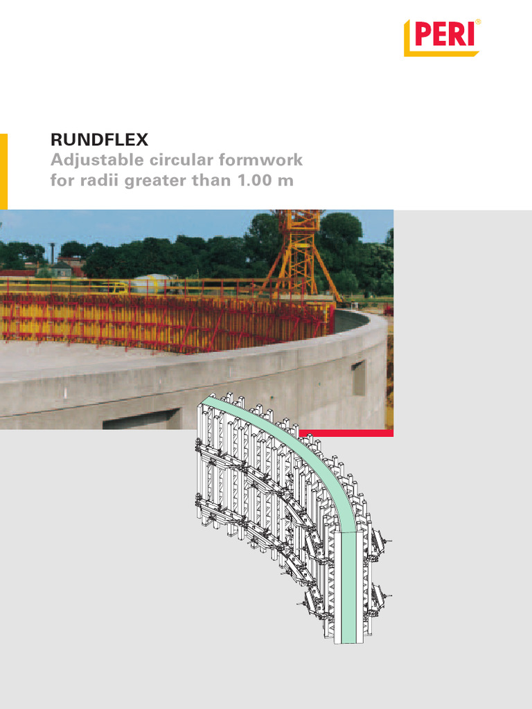RUNDFLEX Adjustable Circular Formwork | PDF