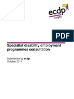 ecdp response - Sayce Review Consultation
