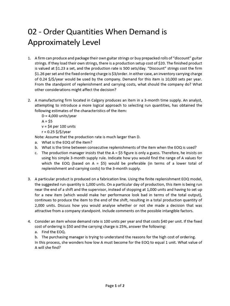 ON THE ORDER OF intelligence overview