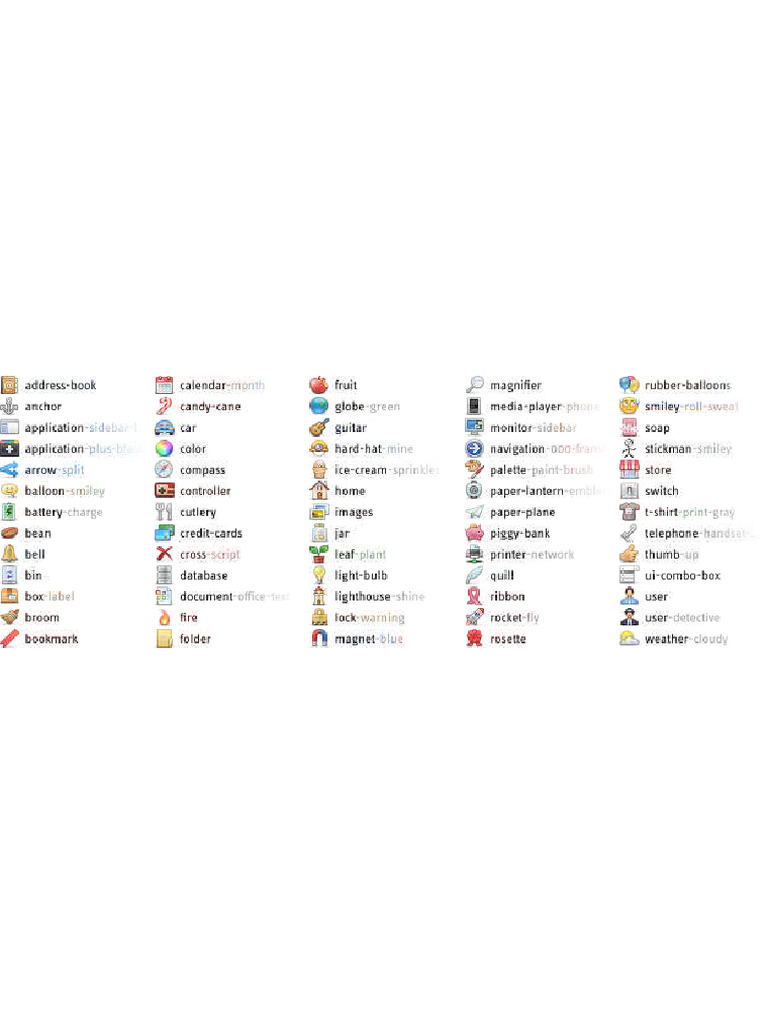 Icon PNG 16x16 5 | PDF