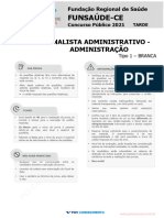 Analista - Administrativo - Administracao - 2021 FUNSAUDE