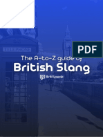 BritSpeak Slang Guide
