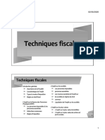 Techniques fiscales Résumé Introduction 