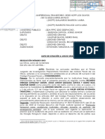 Res. #1 - Auto de Citación A Juicio Oral