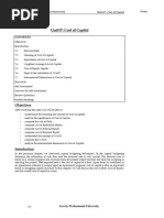 Cost of Capital - New (With WACC)