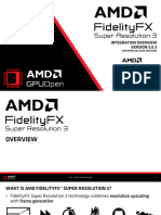 AMD FidelityFX Super Resolution 3-Overview and Integration