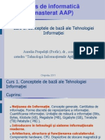 Curs1. Conceptele de bază ale Tehnologiei Informaţiei